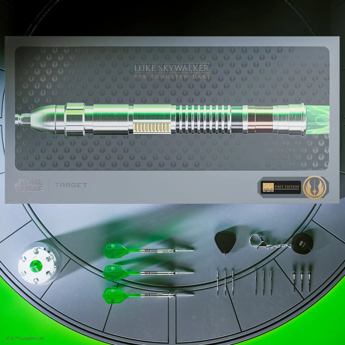Luke Skywalker Jedi Knight Lightsaber First Edition Darts