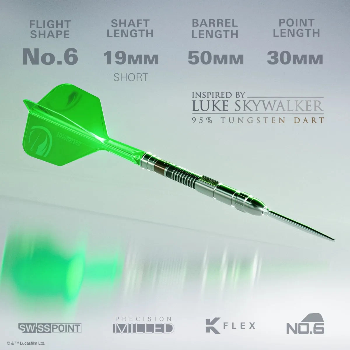 Luke Skywalker Jedi Knight Lightsaber First Edition Darts