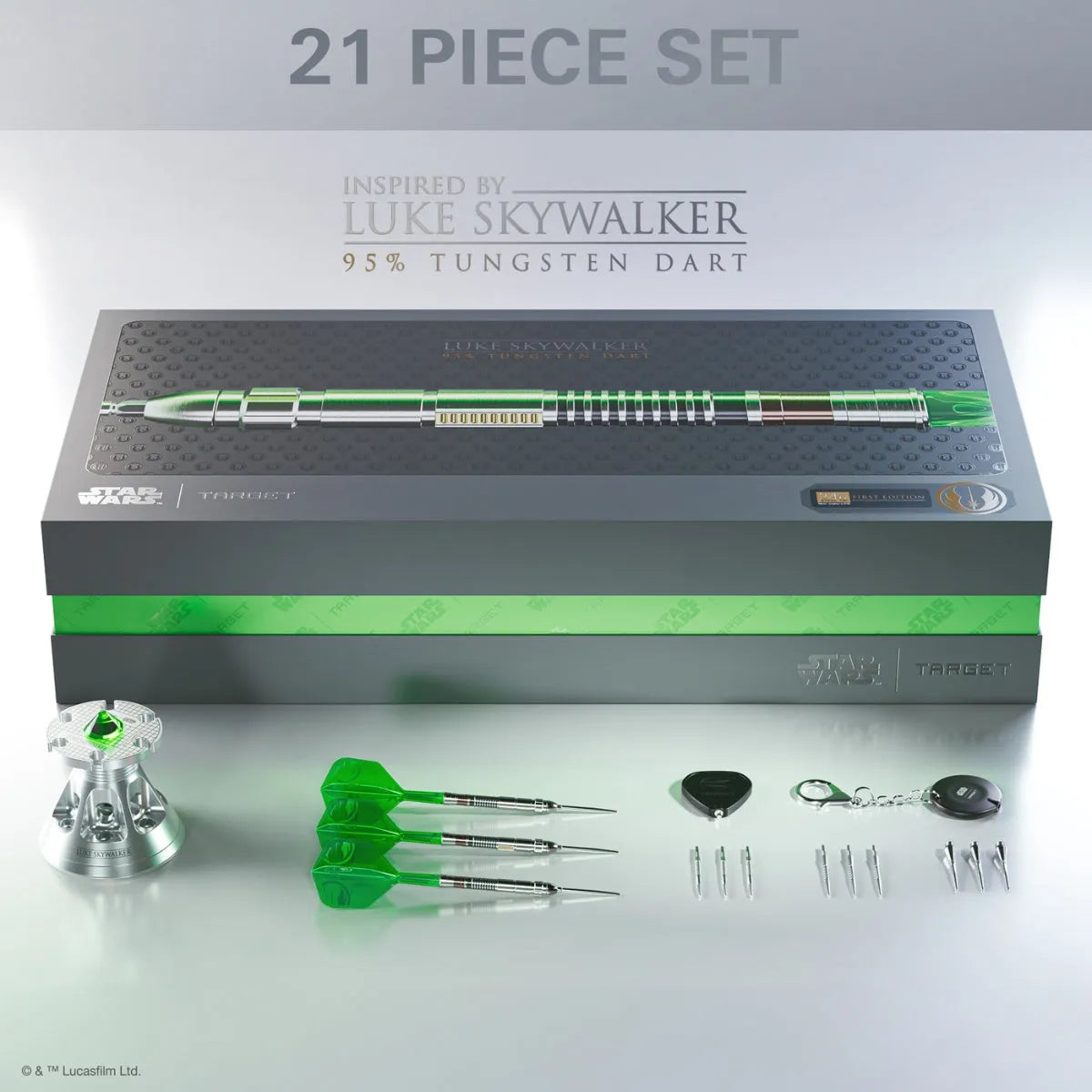 Star Wars™ | Target Luke Skywalker “Jedi Knight” Lightsaber First Edition 95% Tungsten Steel Tip Darts