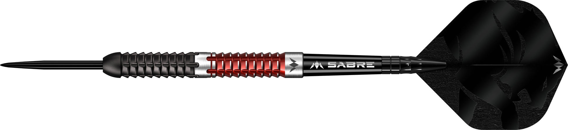 Mission Llew Bevan Darts - Steel Tip - 90% Tungsten - Black & Red Electro