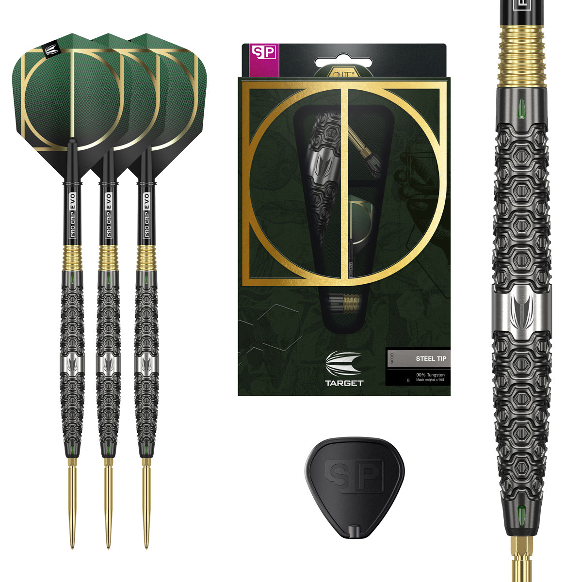 Cult Sp01 90% Tungsten Swiss Point Steel Tip Darts By Target