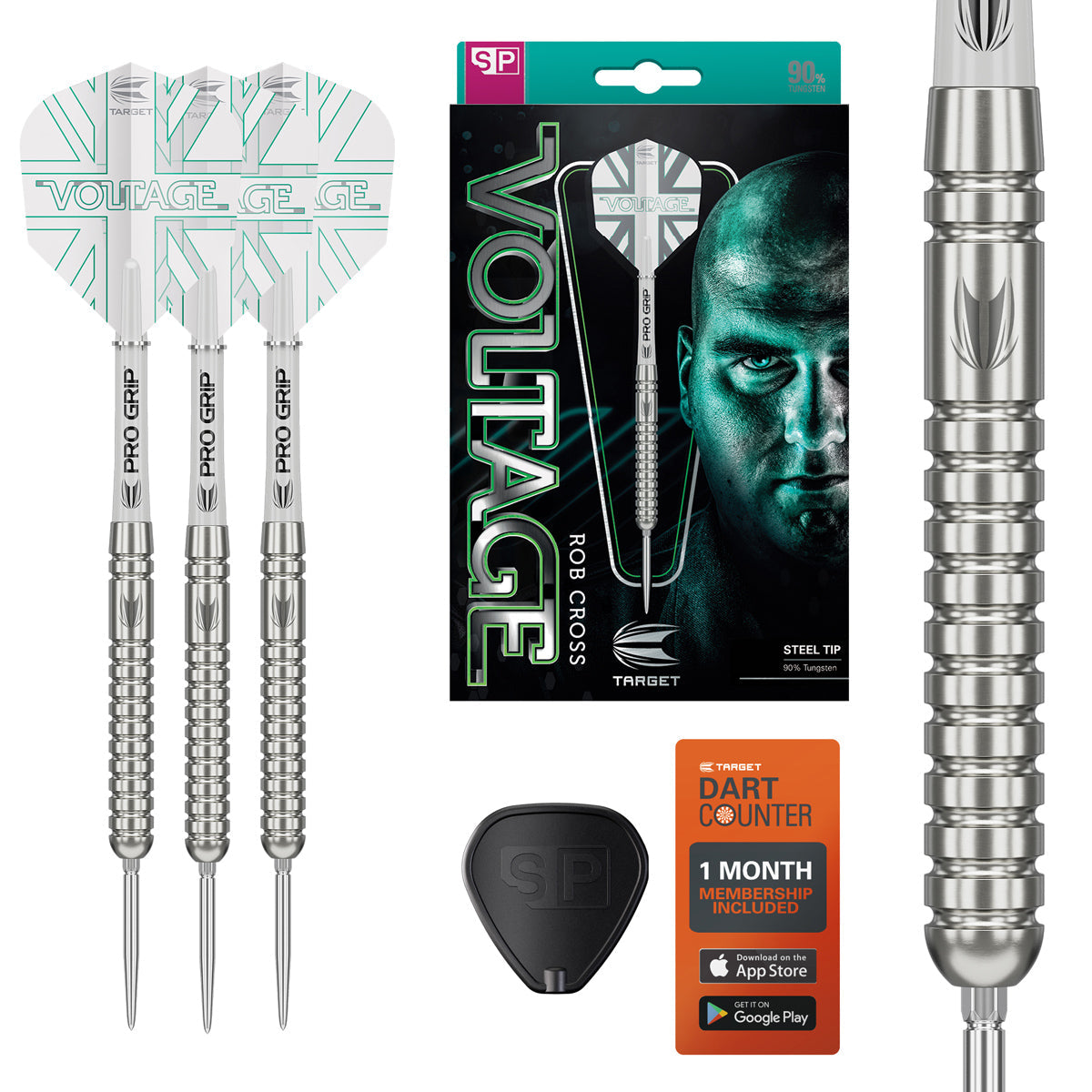 Rob Cross G1 90% Tungsten Sp Steel Tip Darts By Target