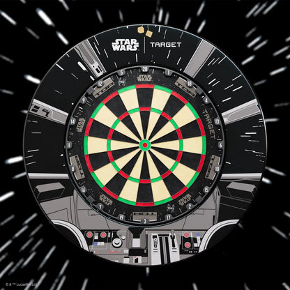 Star Wars Target Millennium Falcon dartboard surround bundle view 3
