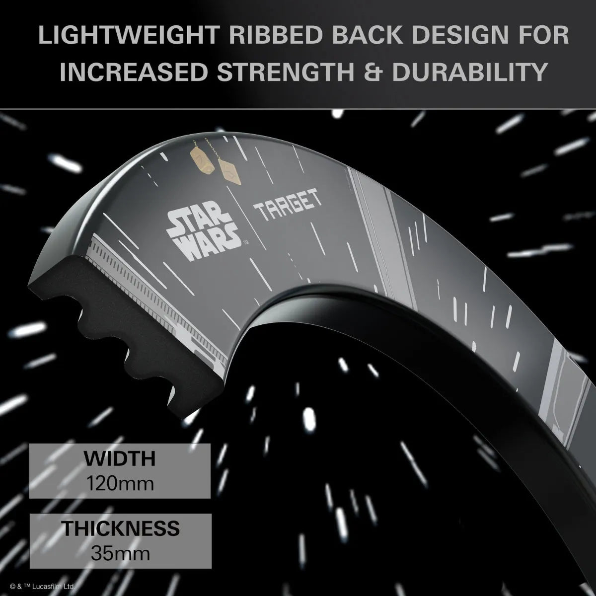 Star Wars Target Millennium Falcon dartboard surround bundle view 6