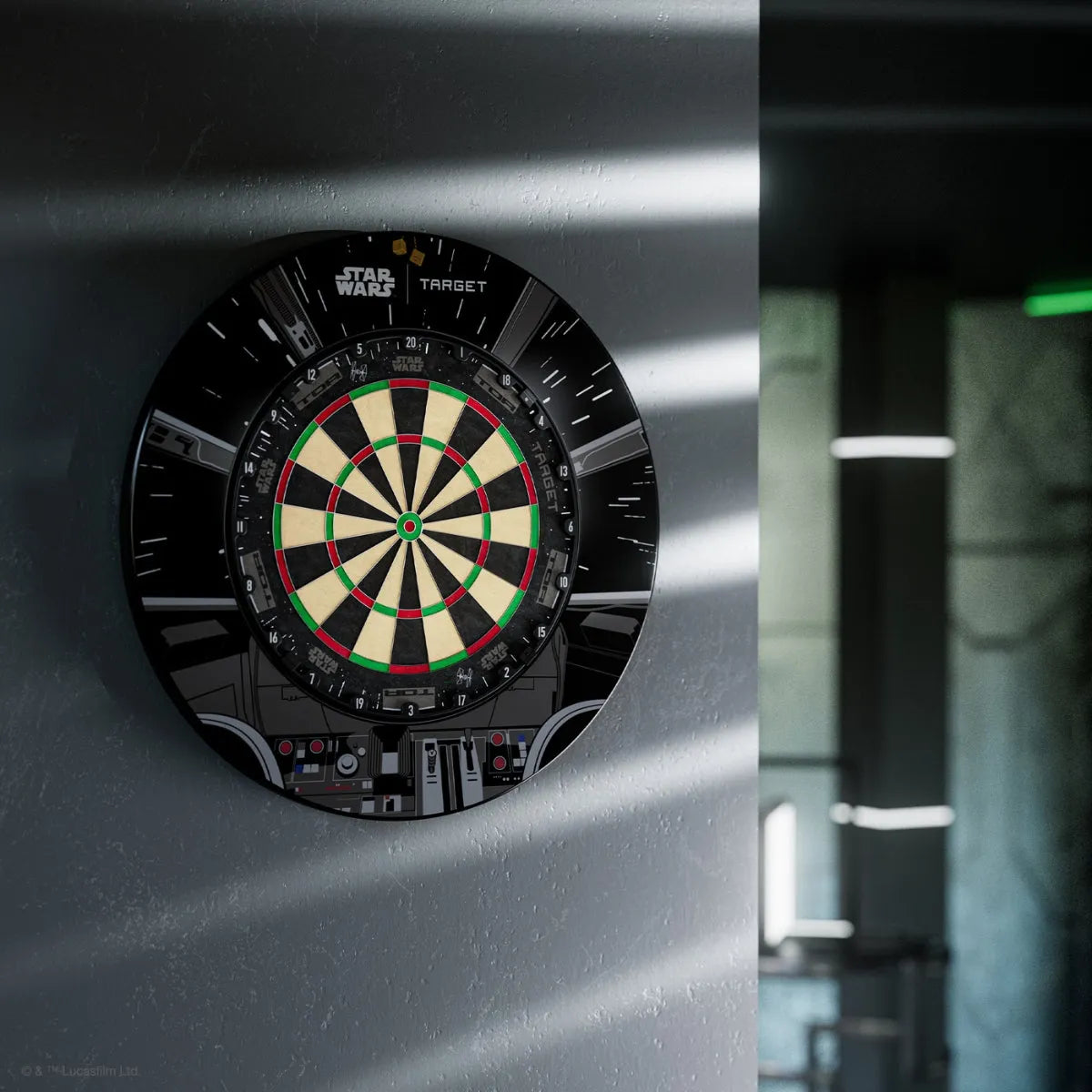 Star Wars Target Millennium Falcon dartboard surround bundle view 8