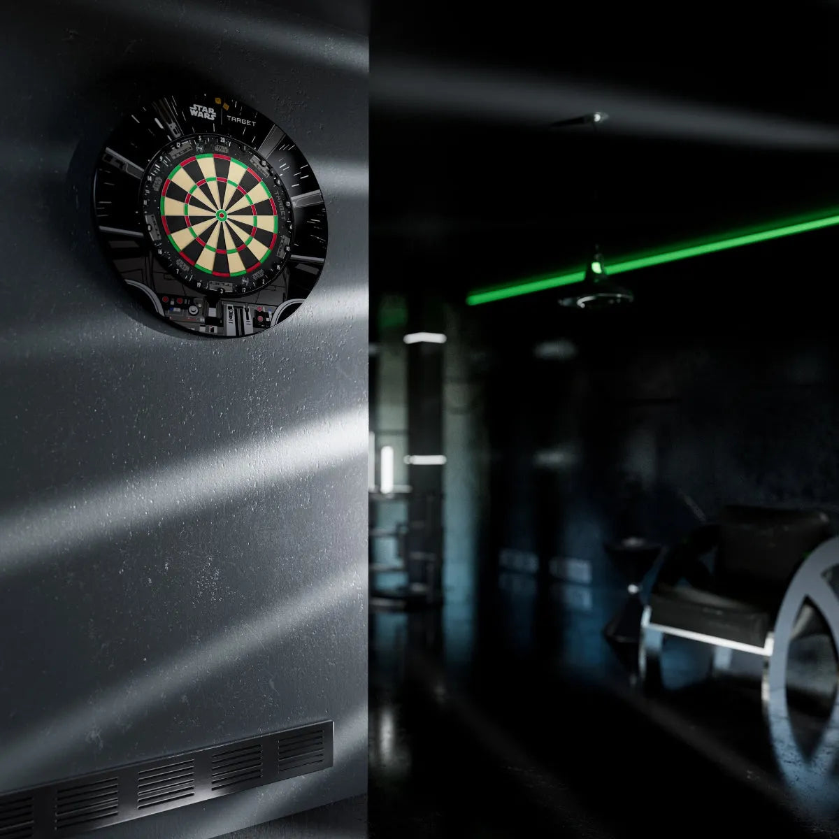 Star Wars Target Millennium Falcon dartboard surround bundle view 9
