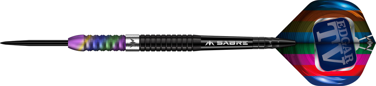 Mission Matthew Edgar Darts - Steel Tip - 90% Tungsten - Black & Coral Pvd