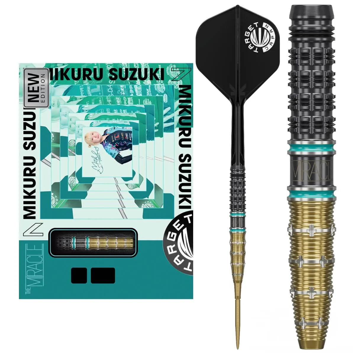 Target Japan Mikuru Suzuki The Miracle G7.5 95% Tungsten Steel Tip Darts