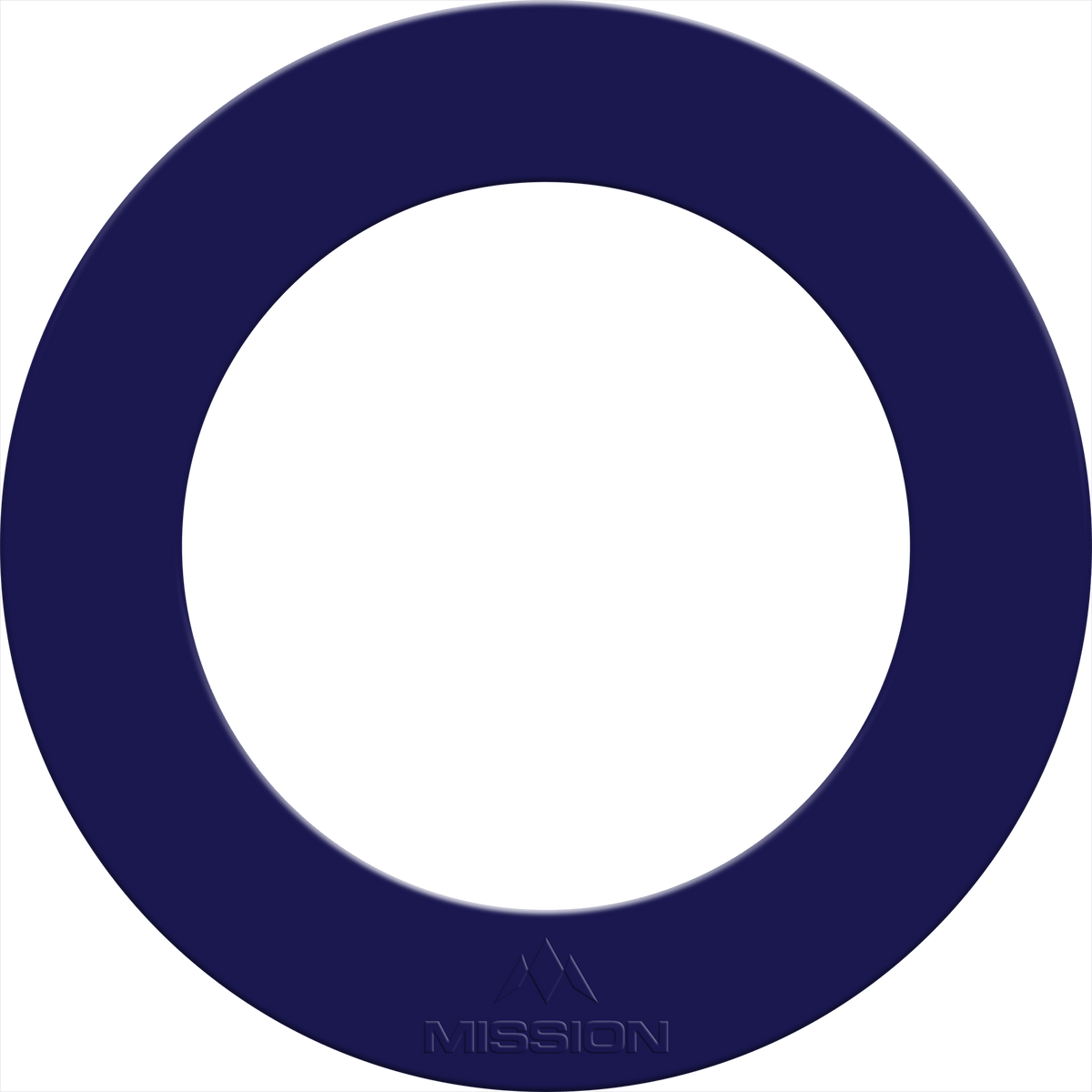 Mission Dartboard Surround - Heavy Duty - Embossed Logo Blue