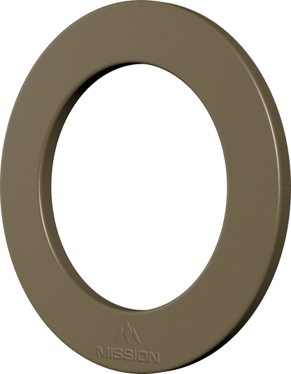 Mission Dartboard Surround - Heavy Duty - Embossed Logo Gold