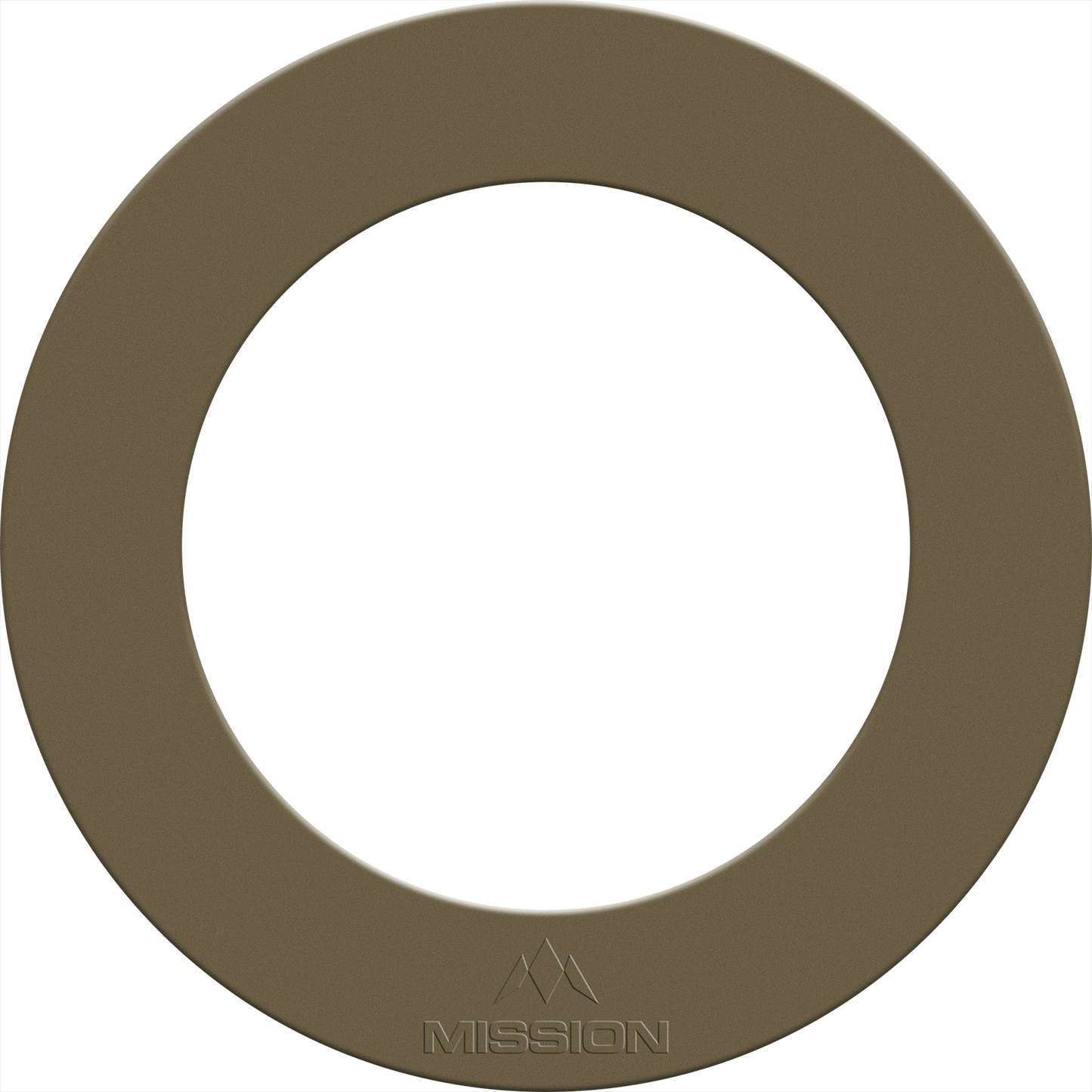Mission Dartboard Surround - Heavy Duty - Embossed Logo Gold