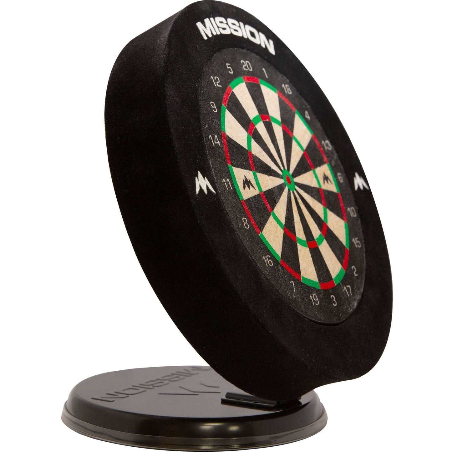 Mission Mini Dartboard 6 Inch - Complete With Surround & 2 Sets Of Mini Darts