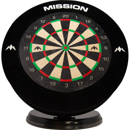 Mission Mini Dartboard 6 Inch - Complete With Surround & 2 Sets Of Mini Darts