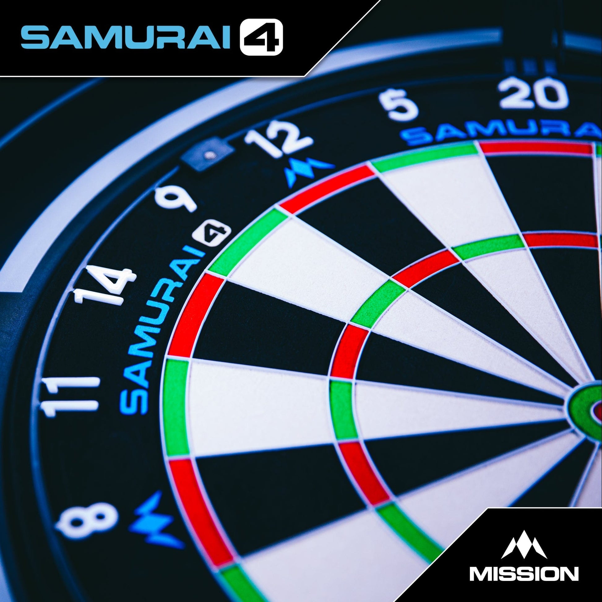 Mission Samurai 4 Dartboard Professional Knife Wire - White Spider