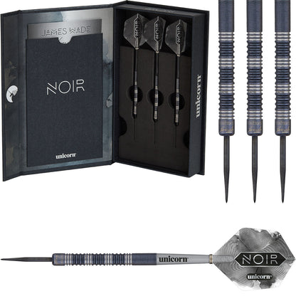 James Wade Noir 90% Tungsten Steel Tip Darts By Unicorn