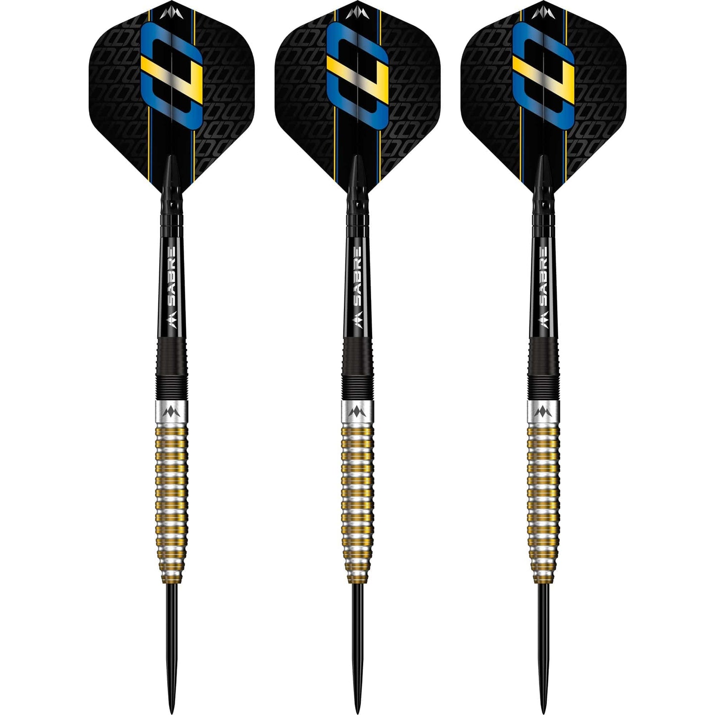 Mission Oskar Lukasiak Darts - Steel Tip - 95% Tungsten - Black & Gold Pvd