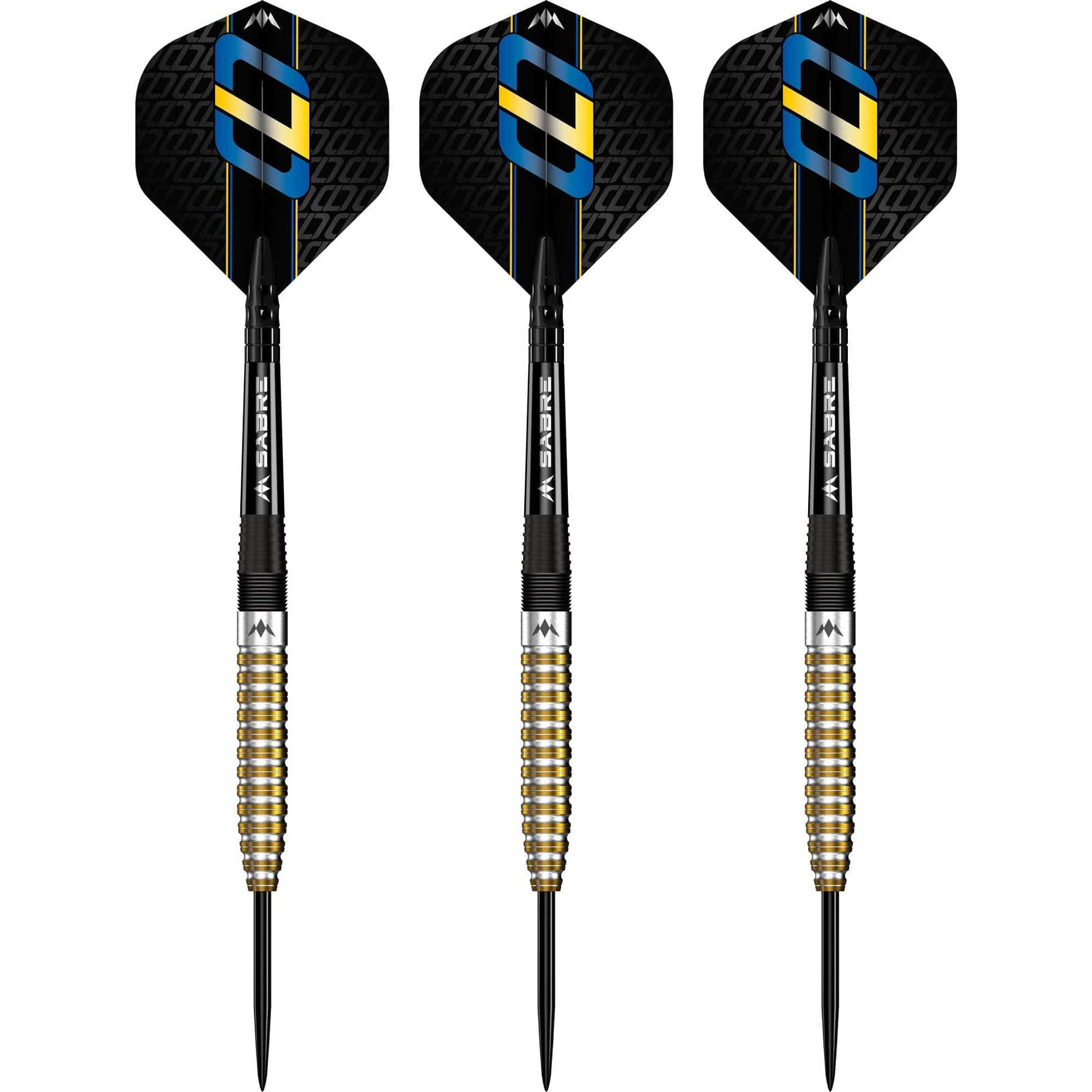 Mission Oskar Lukasiak Darts - Steel Tip - 95% Tungsten - Black & Gold Pvd