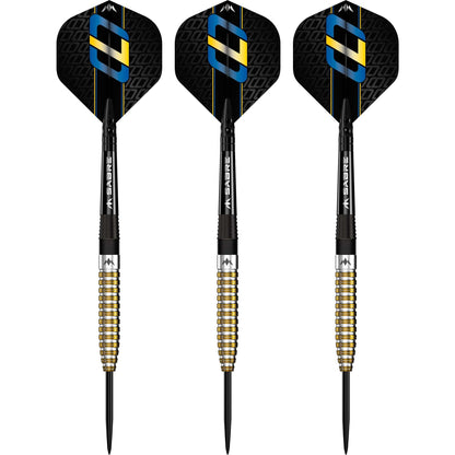 Mission Oskar Lukasiak Darts - Steel Tip - 95% Tungsten - Black & Gold Pvd