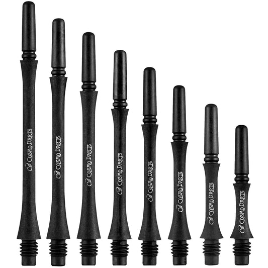 Cosmo Fit Shaft Carbon Spinning Slim Black Pack 4