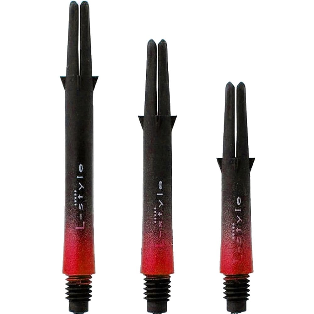 L-Style - L-Shafts - Straight - Two Tone Red & Black