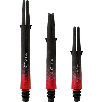 L-Style - L-Shafts - Straight - Two Tone Red & Black