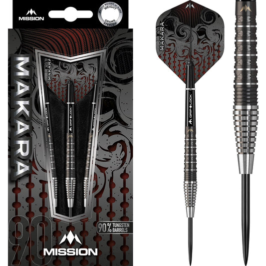 Mission Makara Darts - Steel Tip - M2 - Graphite Pvd Black