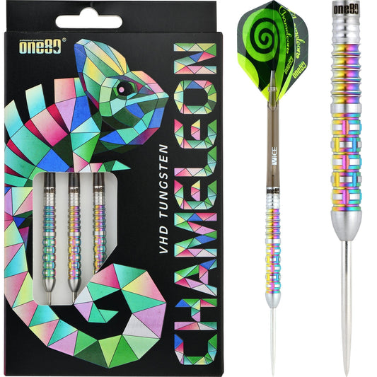 One80 Chameleon Darts - Steel Tip - Zircon