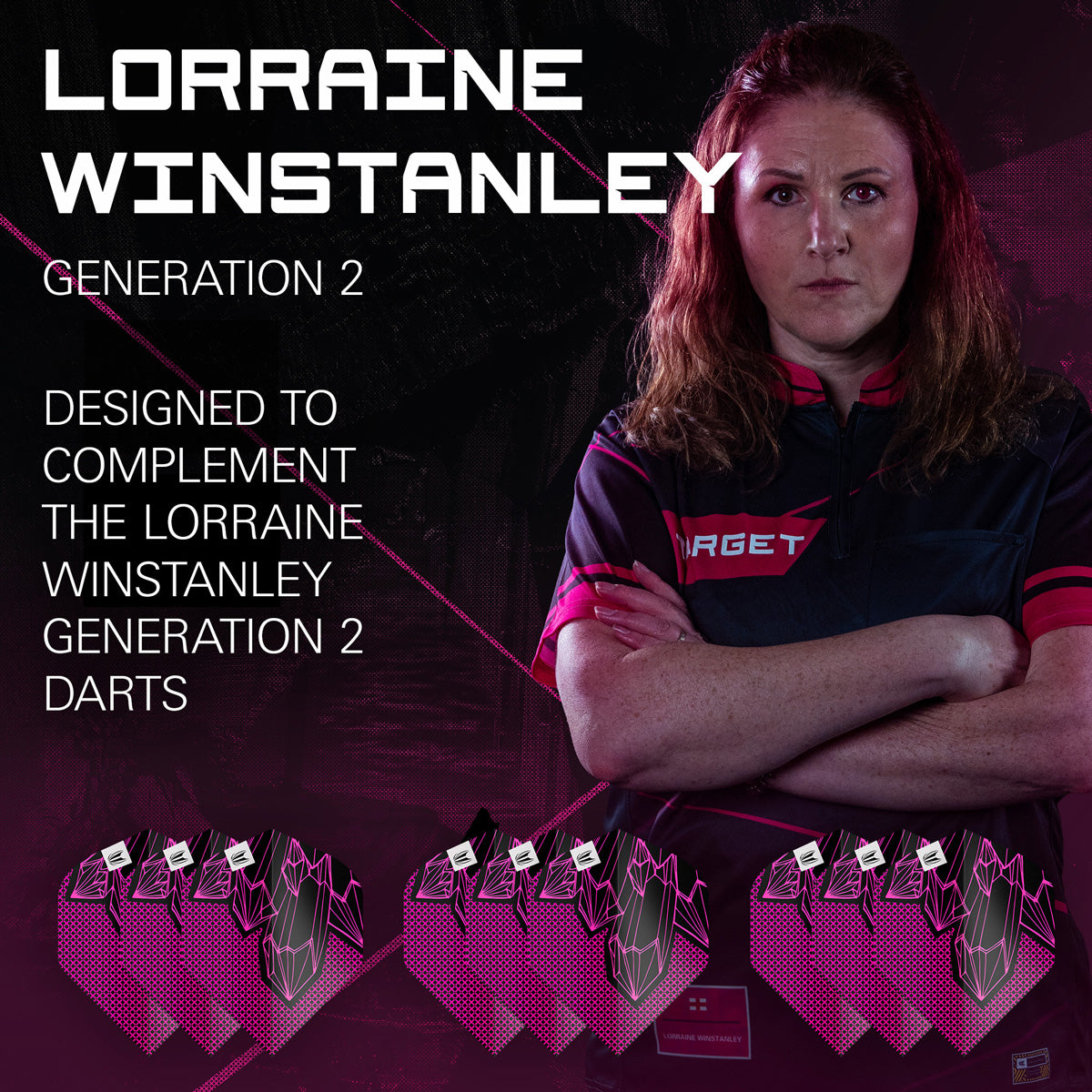 Target Lorraine Winstanley G2 Pro Ultra Dart Flights (3 Sets) No 2