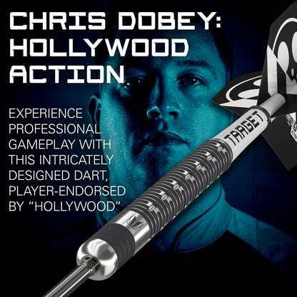 Hollywood Action 90% Tungsten Sp Steel Tip Darts By Target