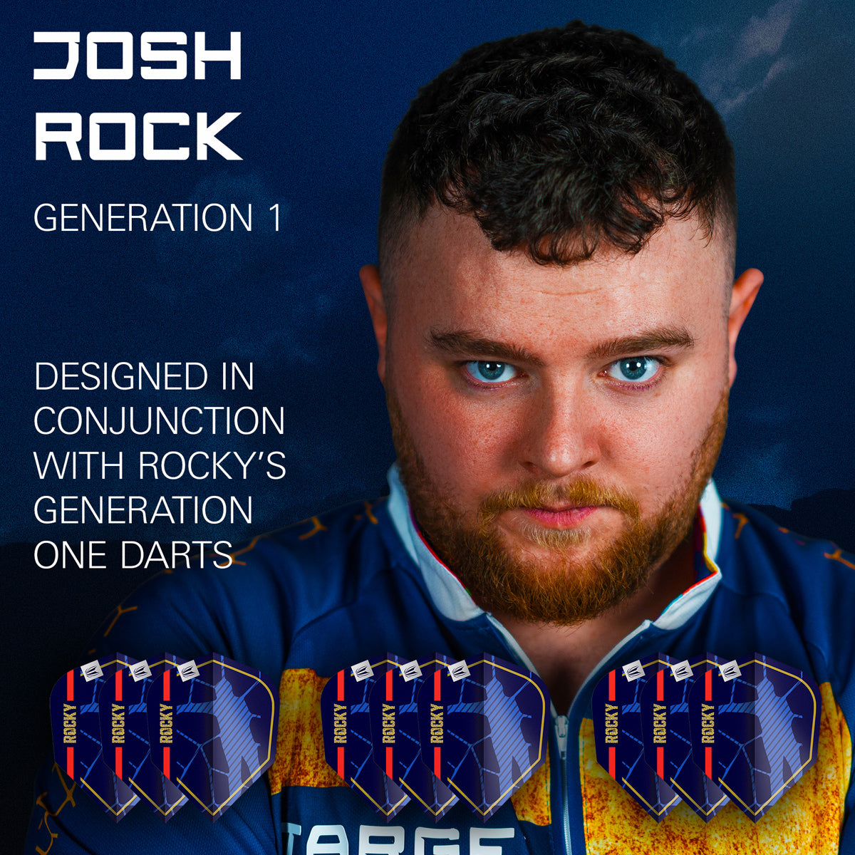 Josh Rock G1 Pro Ultra Dart Flight X 3 Sets By Target No 6