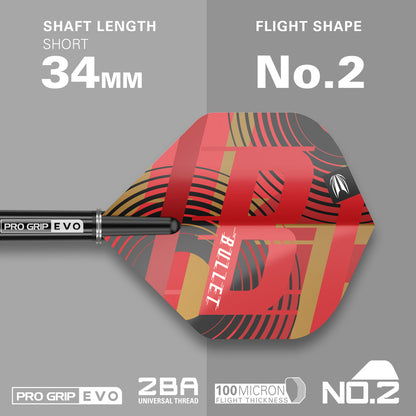 Stephen Bunting Gen 5 95% Tungsten Sp Steel Tip Darts By Target