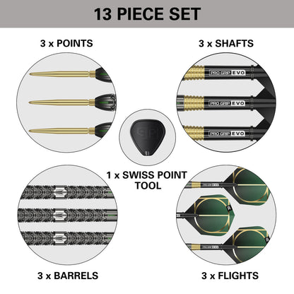 Cult Sp03 90% Tungsten Swiss Point Steel Tip Darts By Target