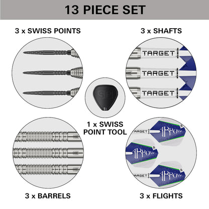 Shane Mcguirk 90% Tungsten Sp Steel Tip Darts By Target