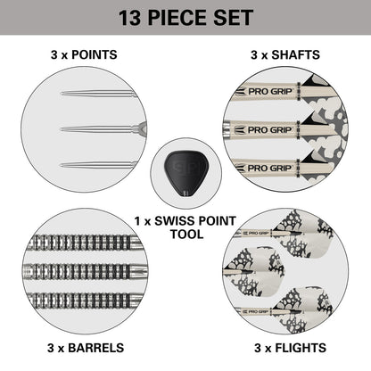 Exo 01 90% Tungsten Sp Steel Tip Darts By Target 23