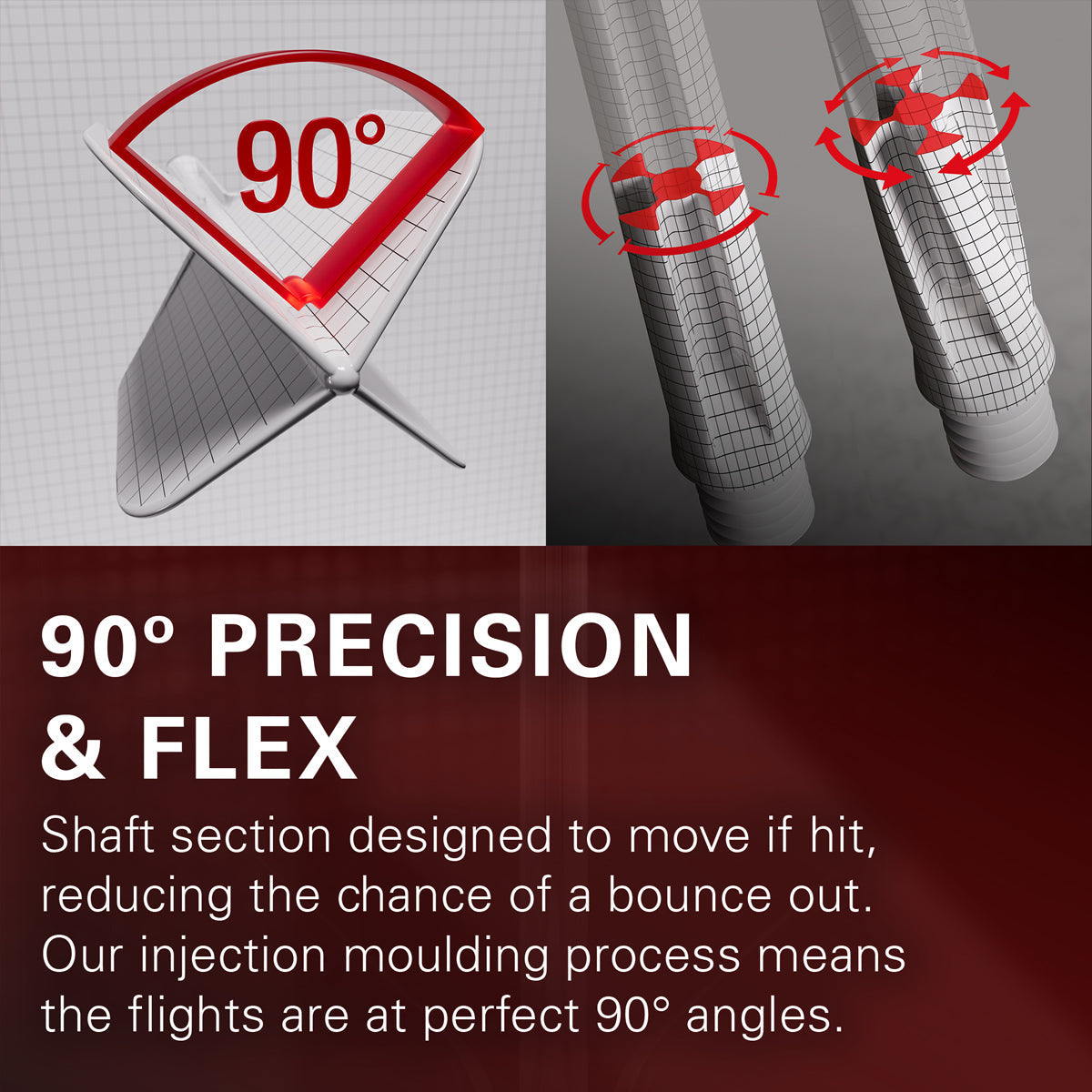 Josh Rock K-Flex One Piece Dart Flights By Target