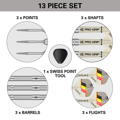 Dimitri Van Den Bergh G2 90% Tungsten Steel Tip Darts By Target
