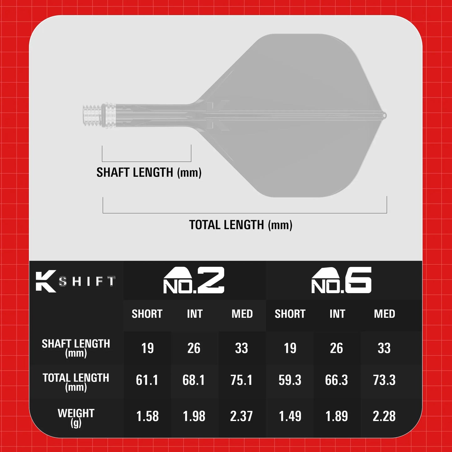 Target K-Shift No2 Integrated Flights & Shafts