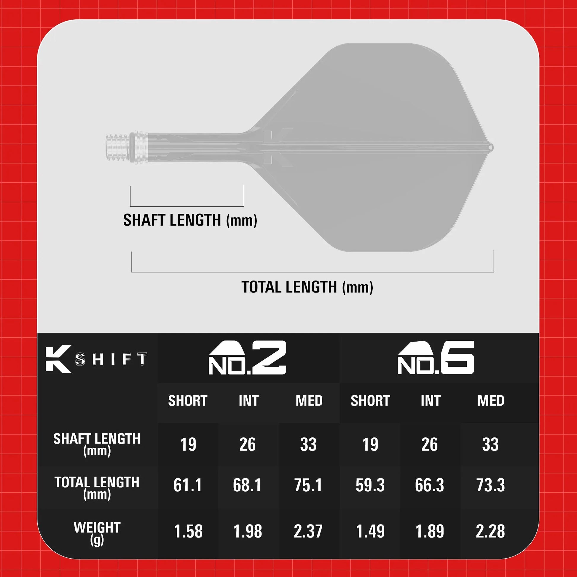 Target K-Shift No2 Integrated Flights & Shafts