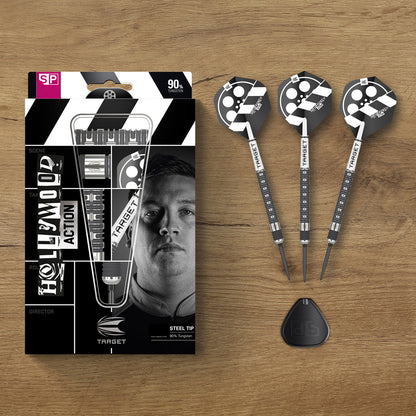 Hollywood Action 90% Tungsten Sp Steel Tip Darts By Target