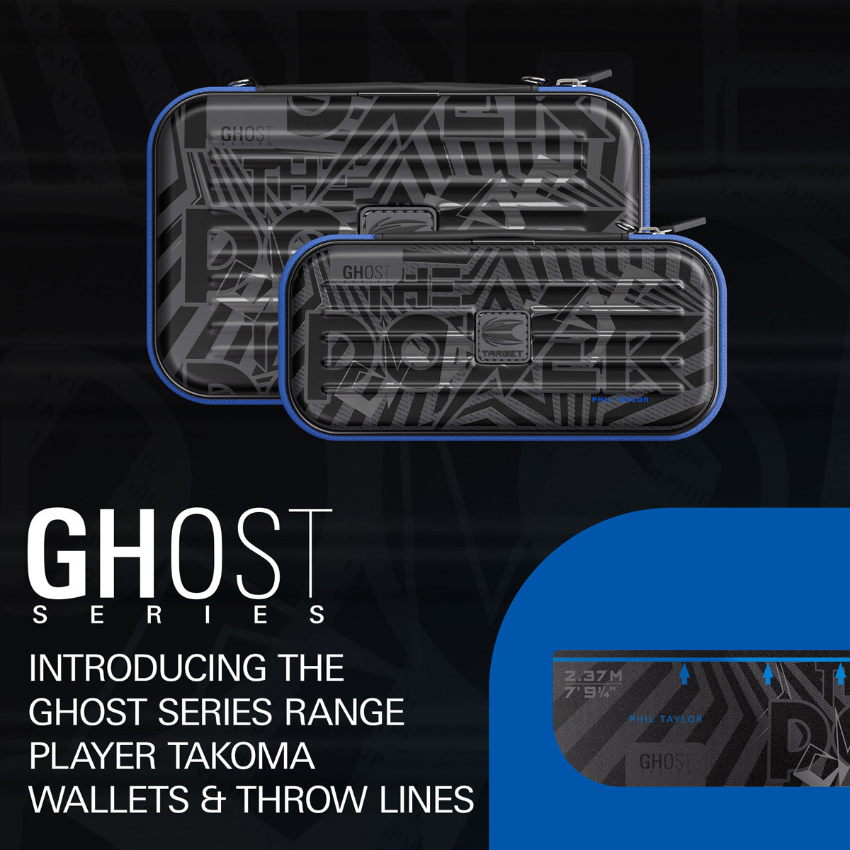 Target Phil Taylor Takoma Ghost Dart Case