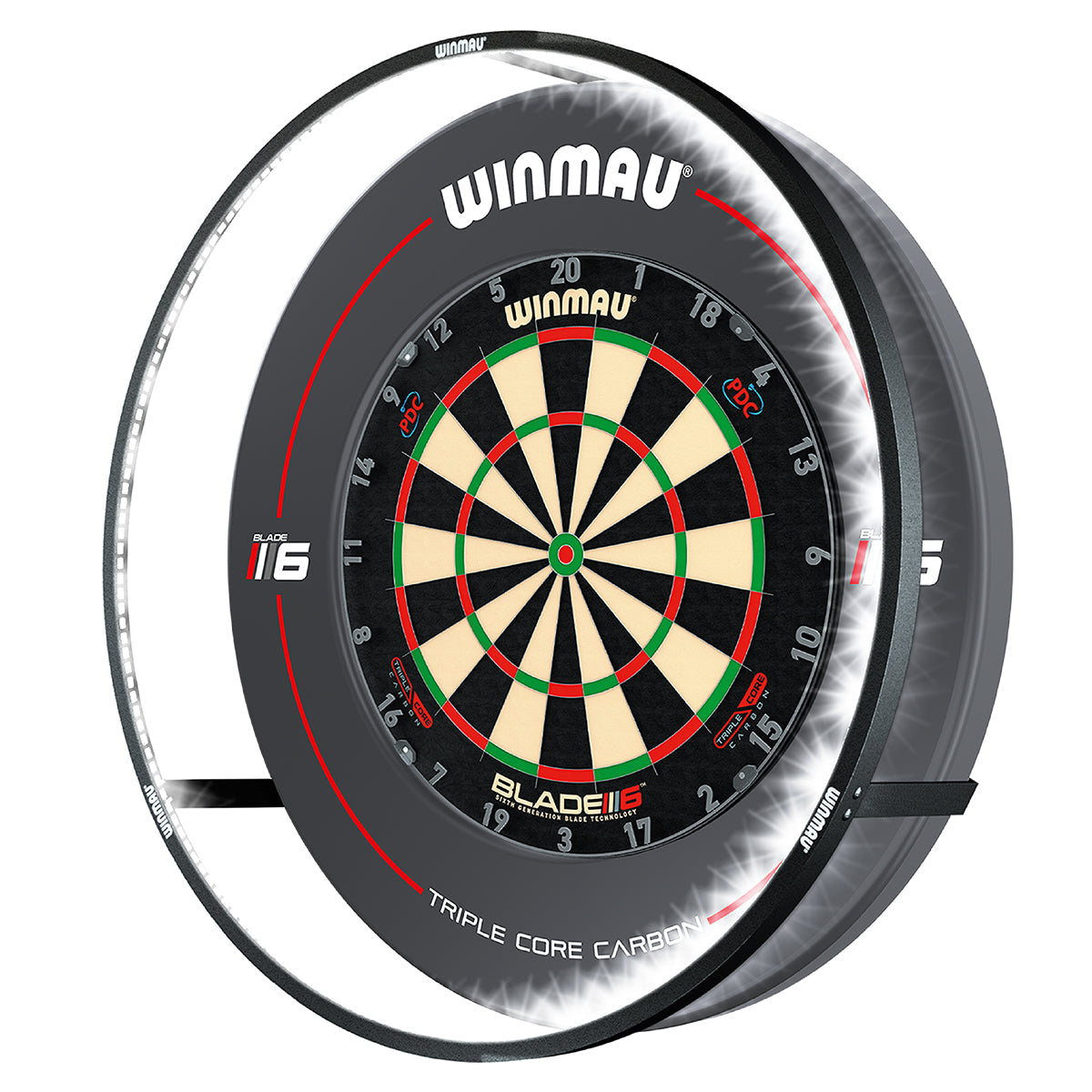 Winmau Plasma Dartboard Light Black