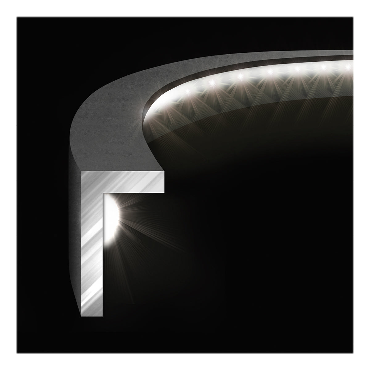 Winmau Plasma Dartboard Light Black