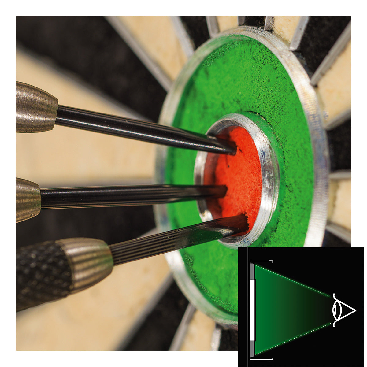 Winmau Plasma Dartboard Light Black