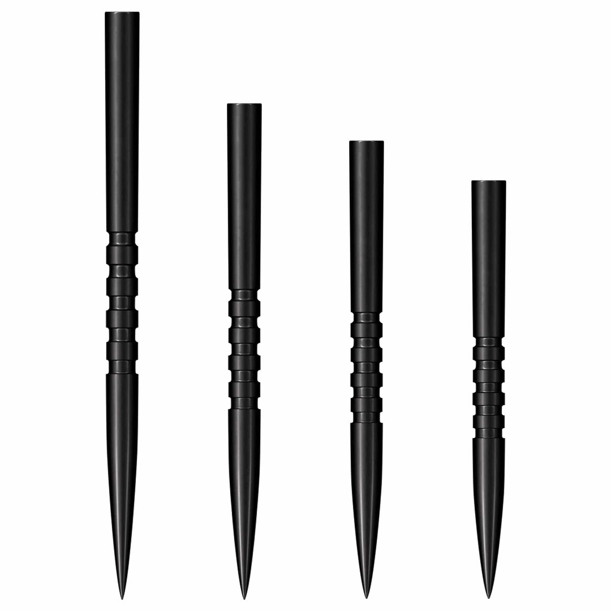 Shot Grip Dart Points - Steel Tip - 5 Ring - Black 32Mm
