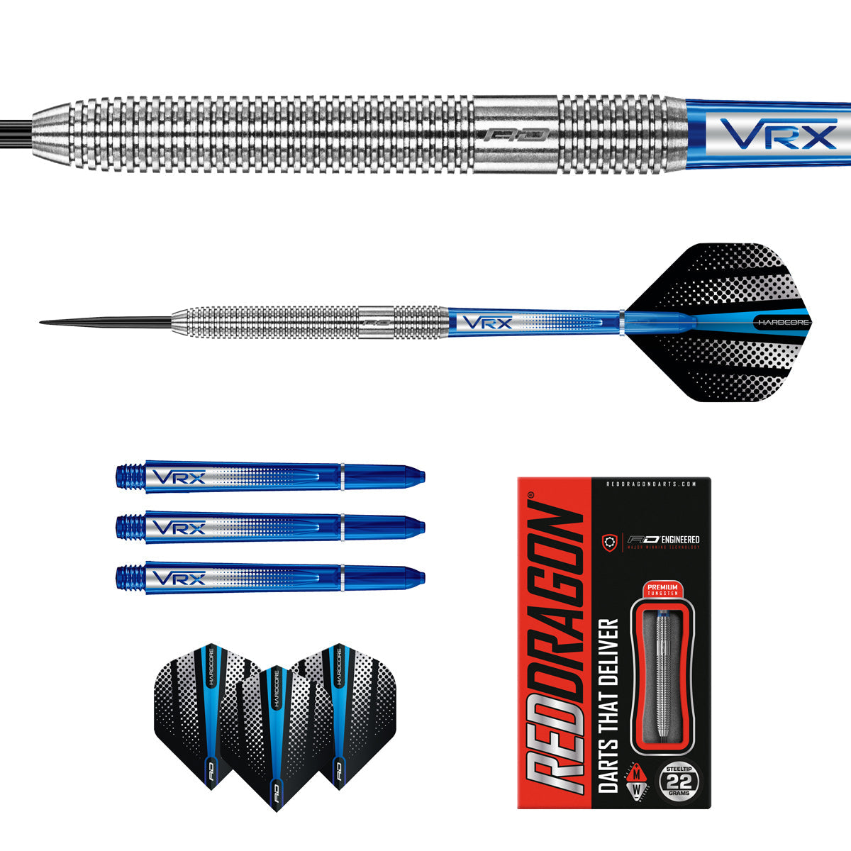 Defender 85% Tungsten Steel Tip Darts By Red Dragon