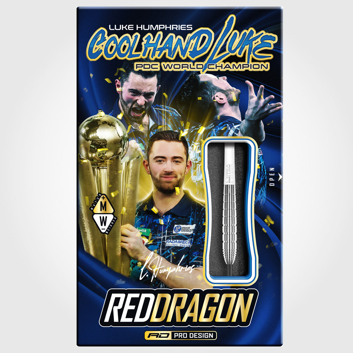 Red Dragon Luke Humphries Tx1 90% Tungsten Steel Tip Darts