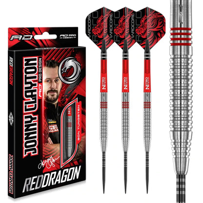 Red Dragon Jonny Clayton Original 2.0 90% Tungsten Steel Tip Darts