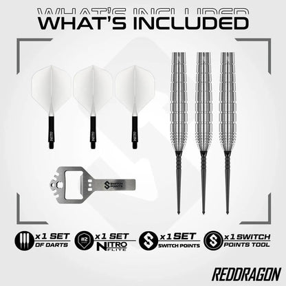 Red Dragon Luke Humphries TX1 Pioneer SP 90% Tungsten Steel Tip Darts