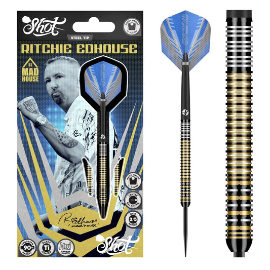 Shot Ritchie Edhouse Madhouse 90% Tungsten Steel Tip Darts