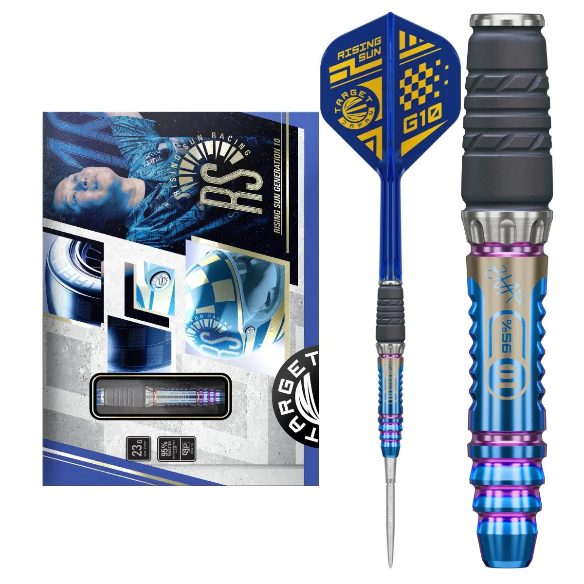 Target Japan Haruki Muramatsu Rising Sun G10 95% Tungsten Sp Steel Tip Darts